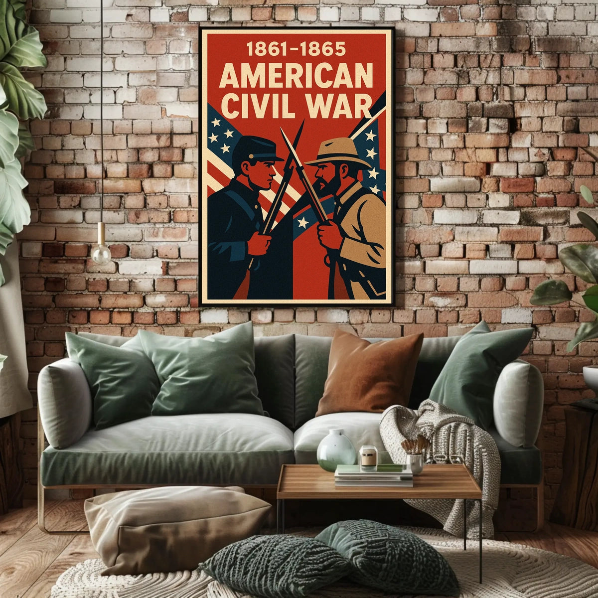 American Civil War 1861-1865 Poster