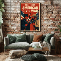 American Civil War 1861-1865 Poster