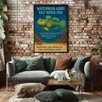 Watchman Goby Salt Water Fish Poster