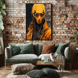 Futuristic Sentinel Poster PosterGoat