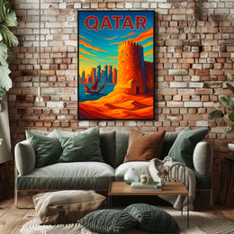 Qatar A Blend Of Tradition And Poster