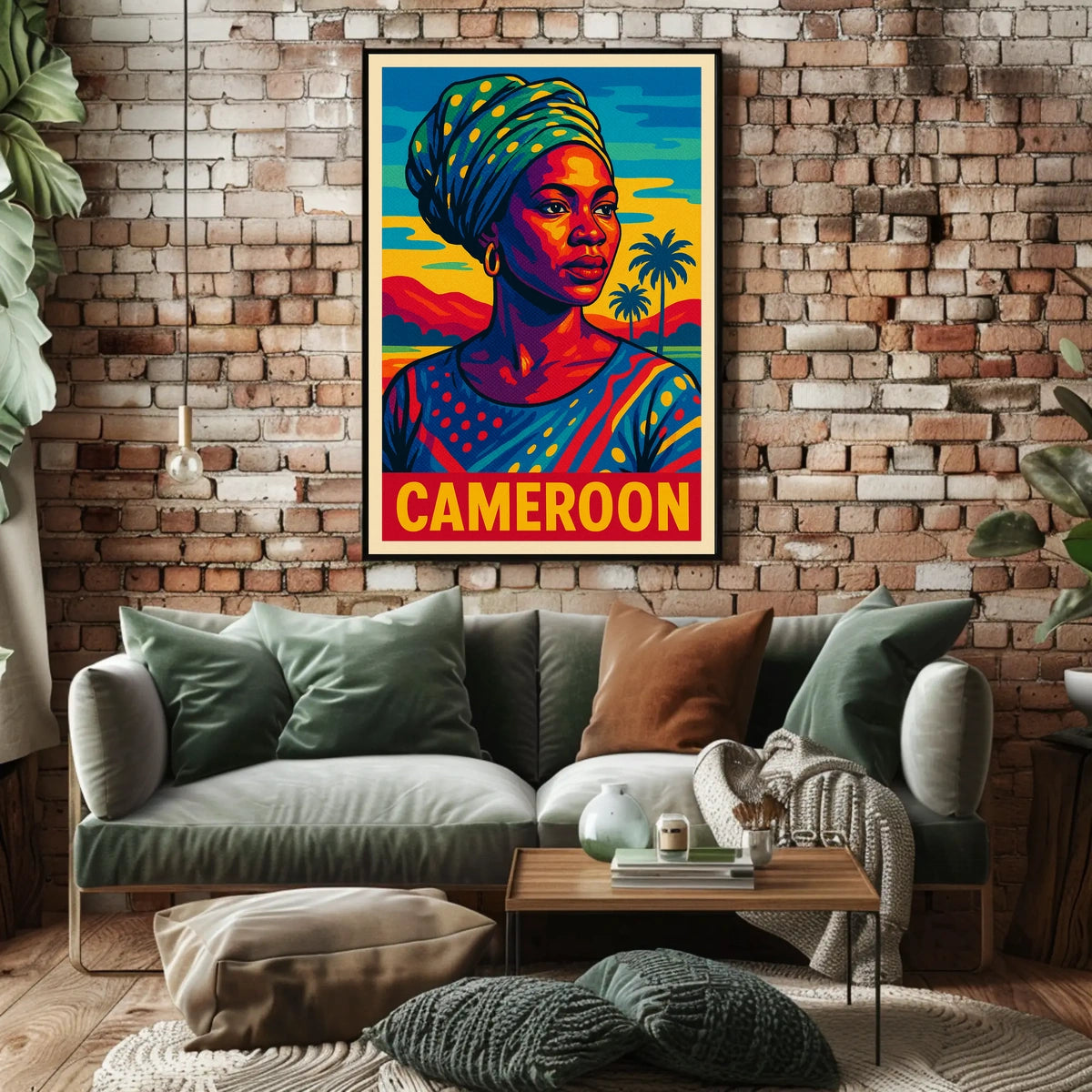 Cameroon Portrait Poster