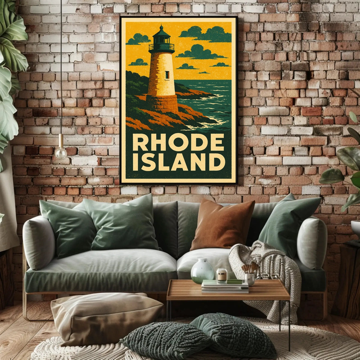 Rhode Island Lighthouse Poster