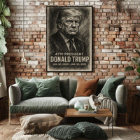 Donald Trump The Unyielding Resolve Poster