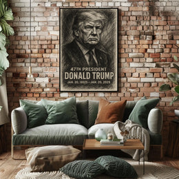 Donald Trump The Unyielding Resolve Poster