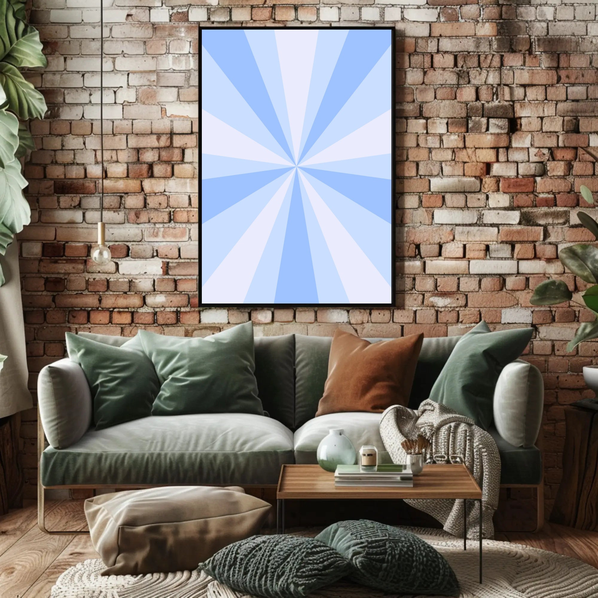 Radiating Energetic Design Abstract or Artistic Poster PosterGoat