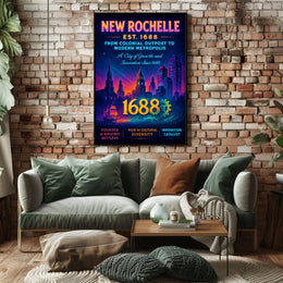 New Rochelle From Colonial Outpost to Modern Metropolis Poster