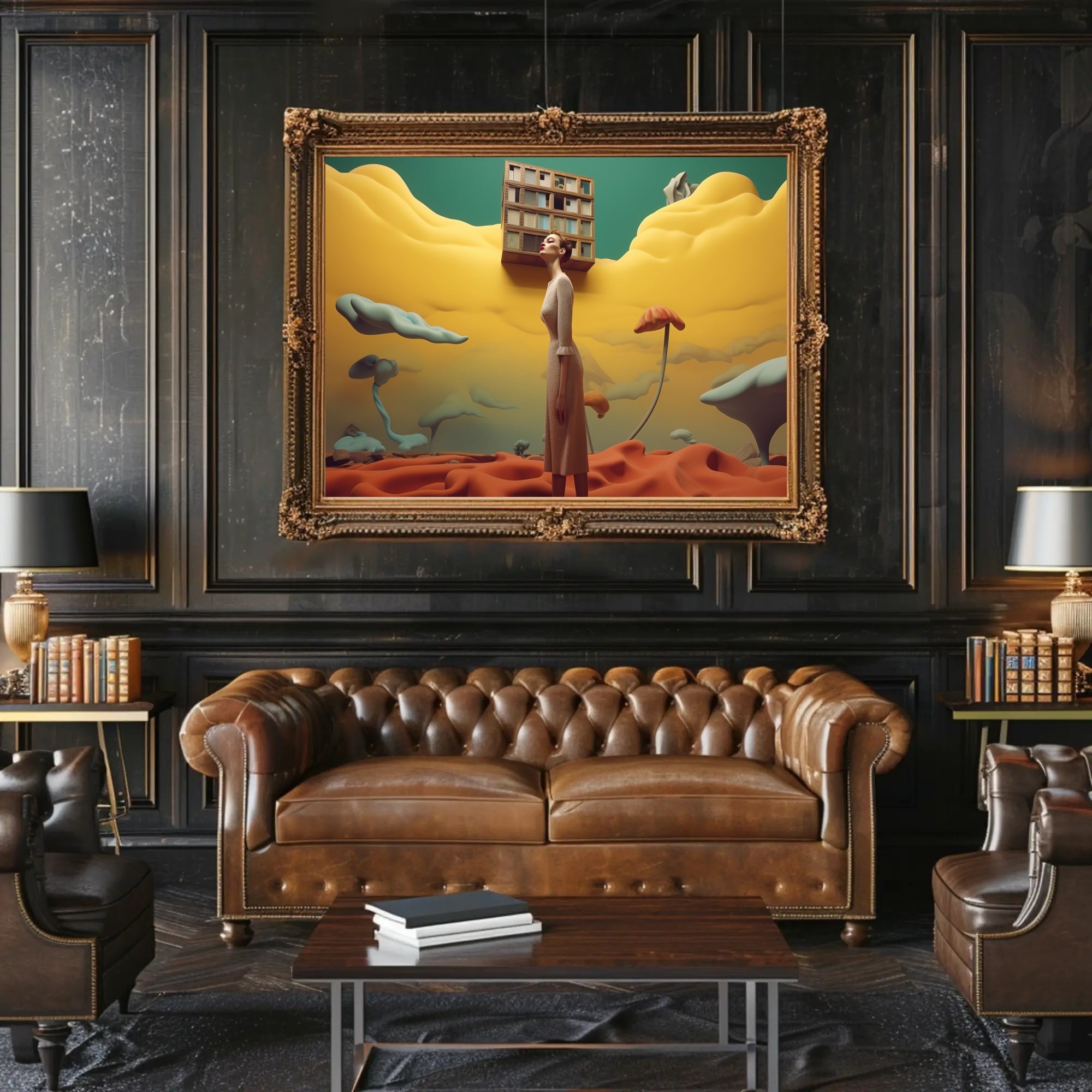 Surreal Dreamscape Art Print for Fantasy or Mythology Poster
