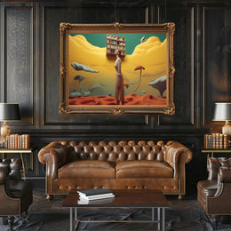Surreal Dreamscape Art Print for Fantasy or Mythology Poster