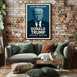 Donald Trump 47th President Poster