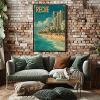Recife Beachfront Poster