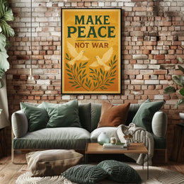 Make Peace, Not War Poster