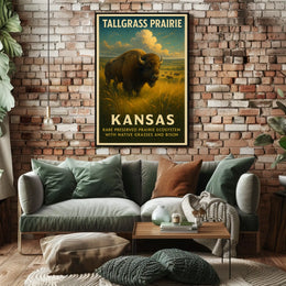 Tallgrass Prairie Of Kansas Poster