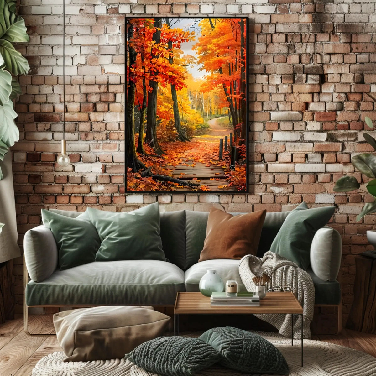 Autumn Pathway Poster