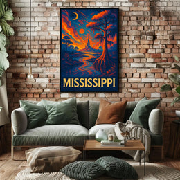Mississippi Dreamscape Poster