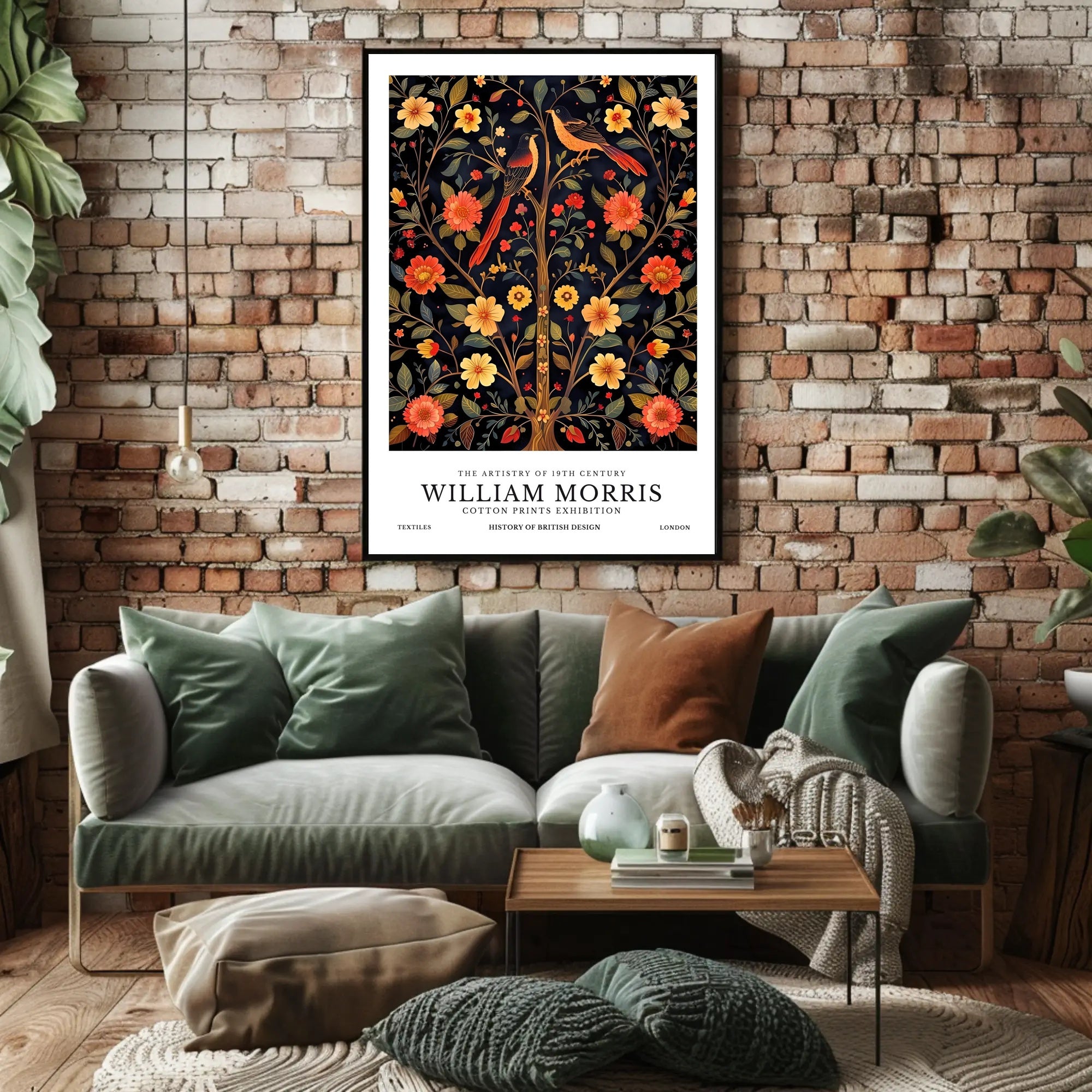 William Morris Cotton Prints Heritage Poster
