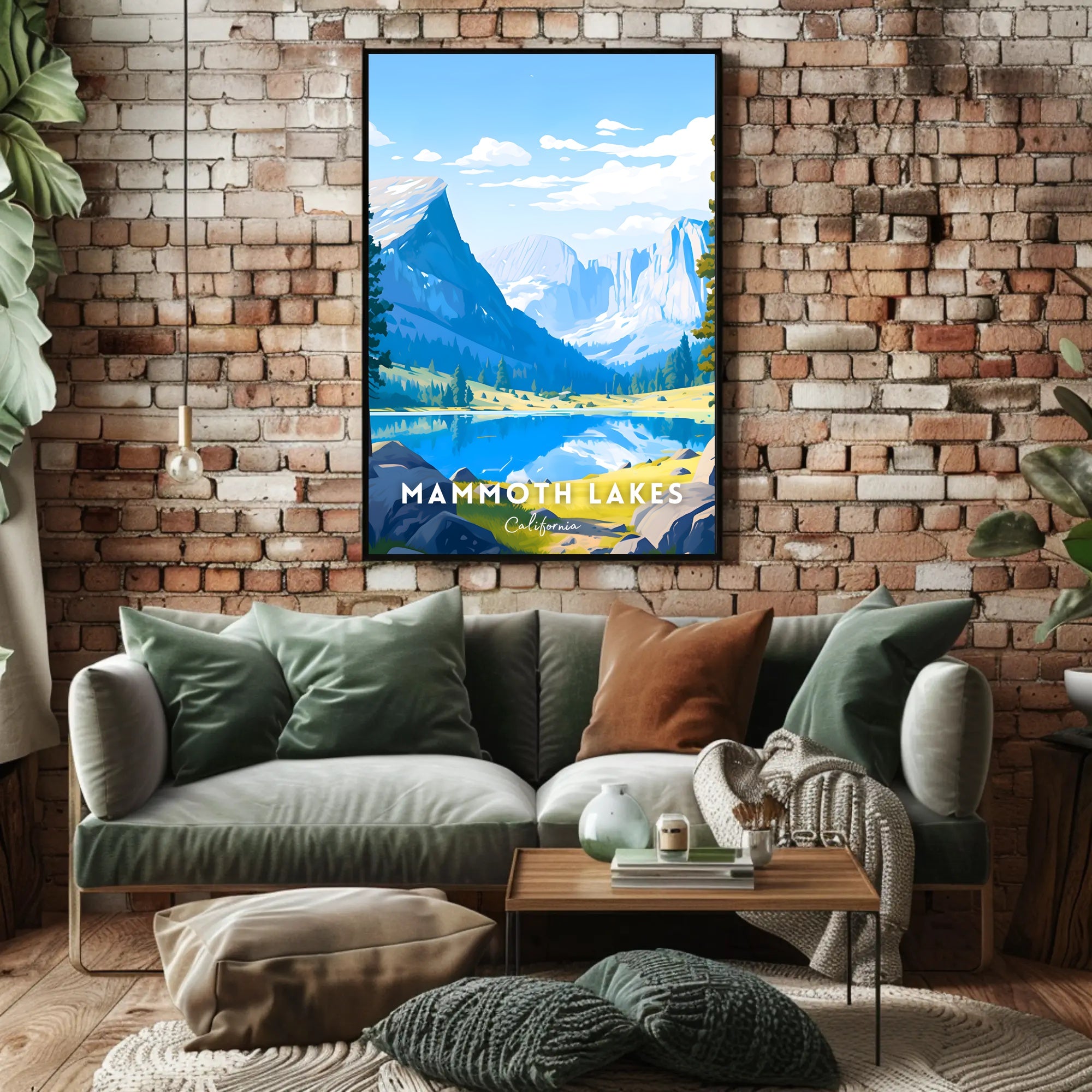 Scenic Mammoth Lakes Travel Poster