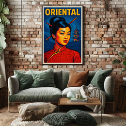 Oriental Elegance Poster