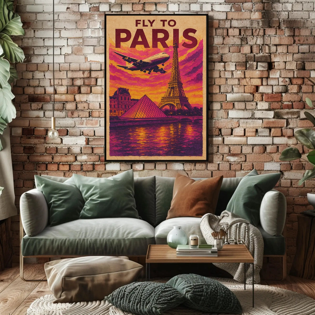 Fly To Paris Poster