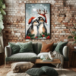 Festive Woodland Friends Poster