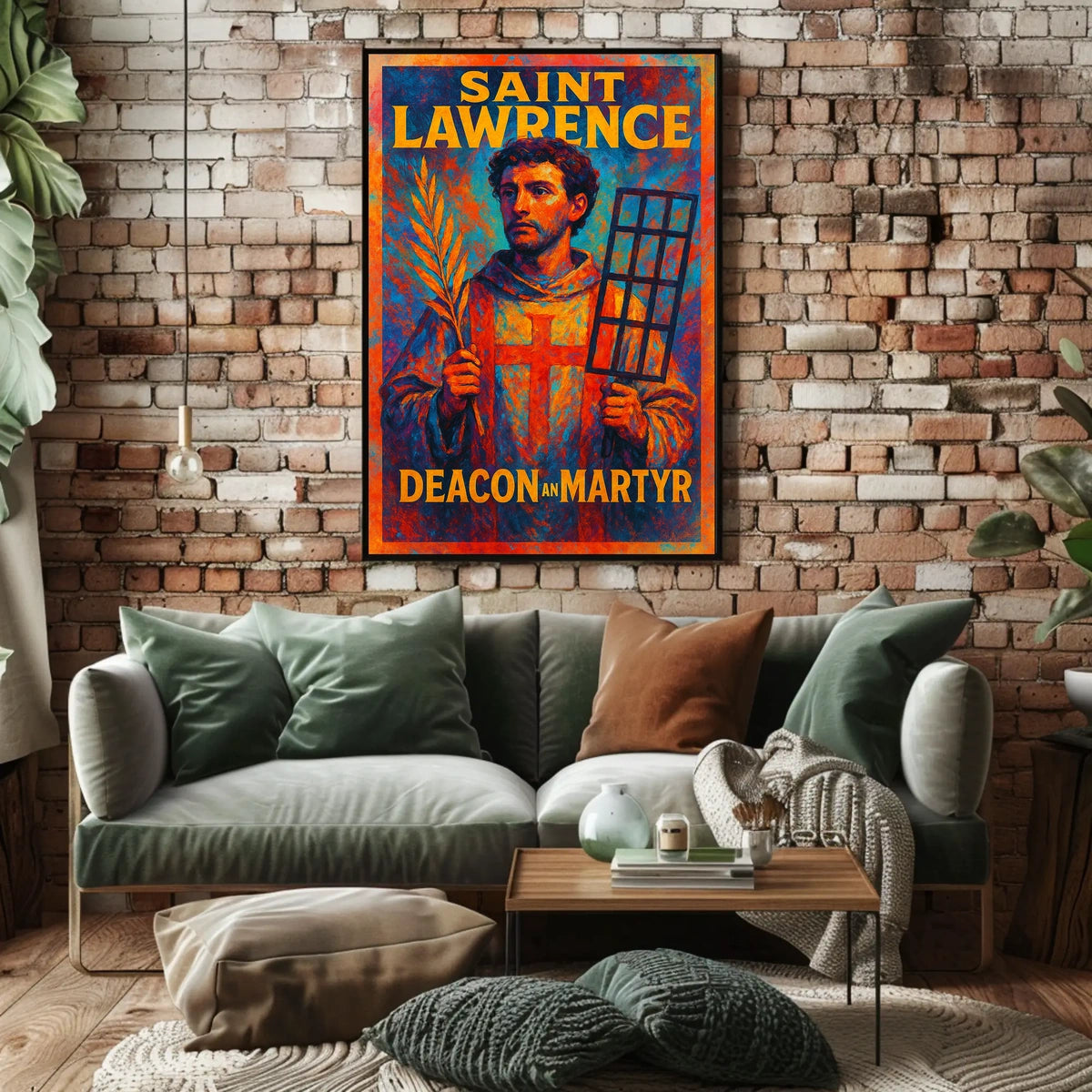 Saint Lawrence Deacon And Martyr Poster