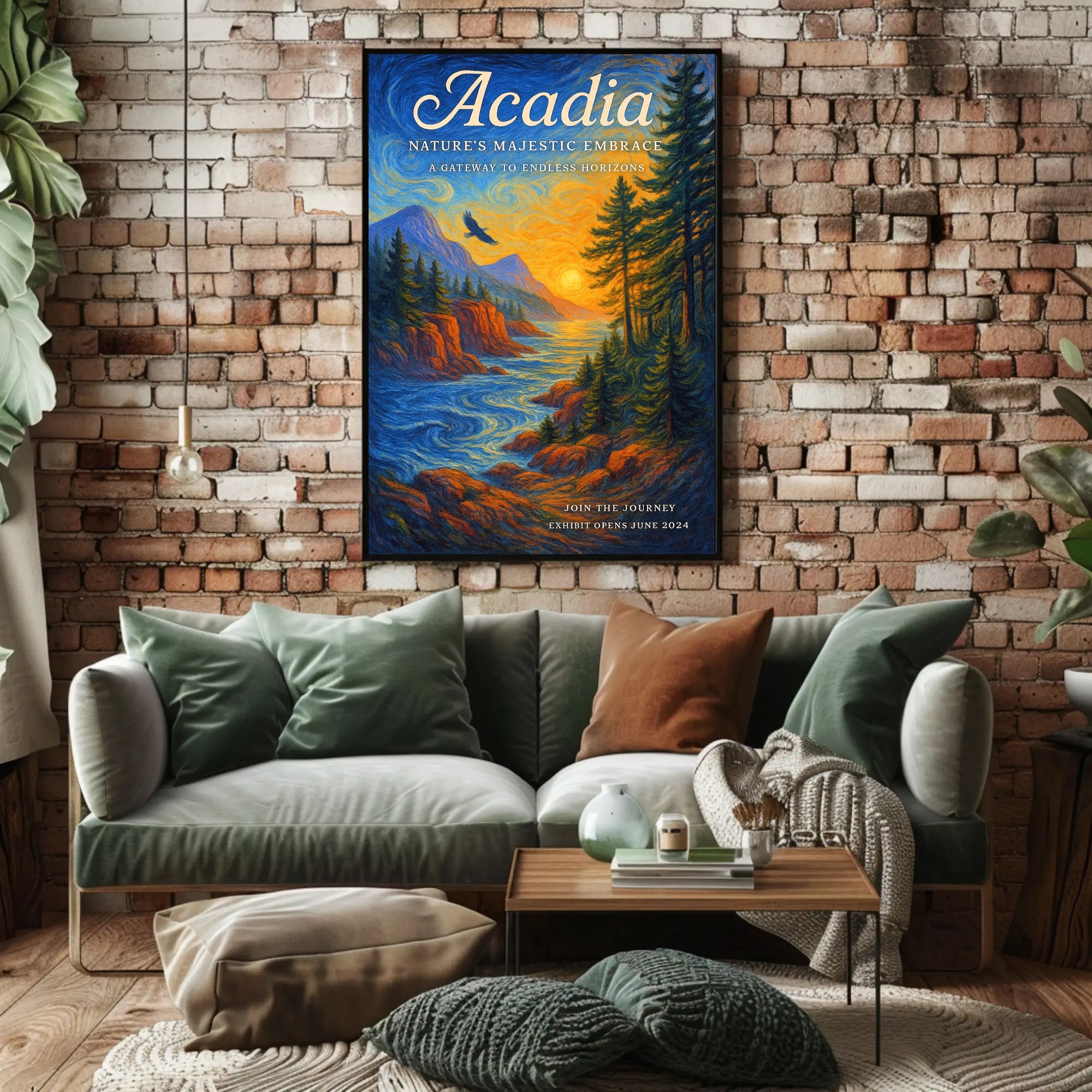 Nature's Majestic Embrace Art Print - National Park Poster