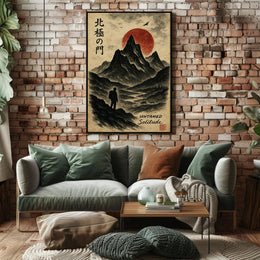 Untamed Solitude: Adventure Art Print Cultural or Heritage Poster