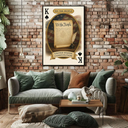 We The People Constitution Poster