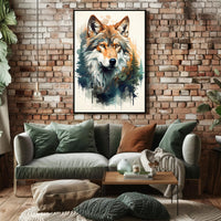 Majestic Wolf In Nature Poster PosterGoat