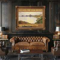 Ireland Killiney Bay Vintage Art Poster PosterGoat