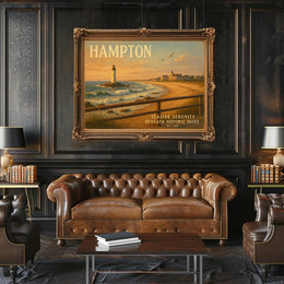 Hampton Seaside Serenity Wall Art Print