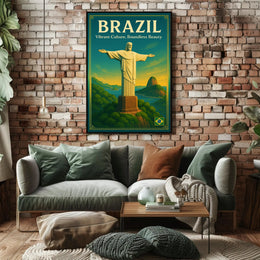 Brazil Vibrant Culture, Boundless Beauty Poster
