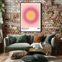 REFLECT 666: Mysterious Abstract Artistic Design Poster PosterGoat