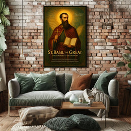 St. Basil The Great The Luminary Of Poster