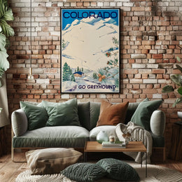 Colorado Ski Adventure Poster