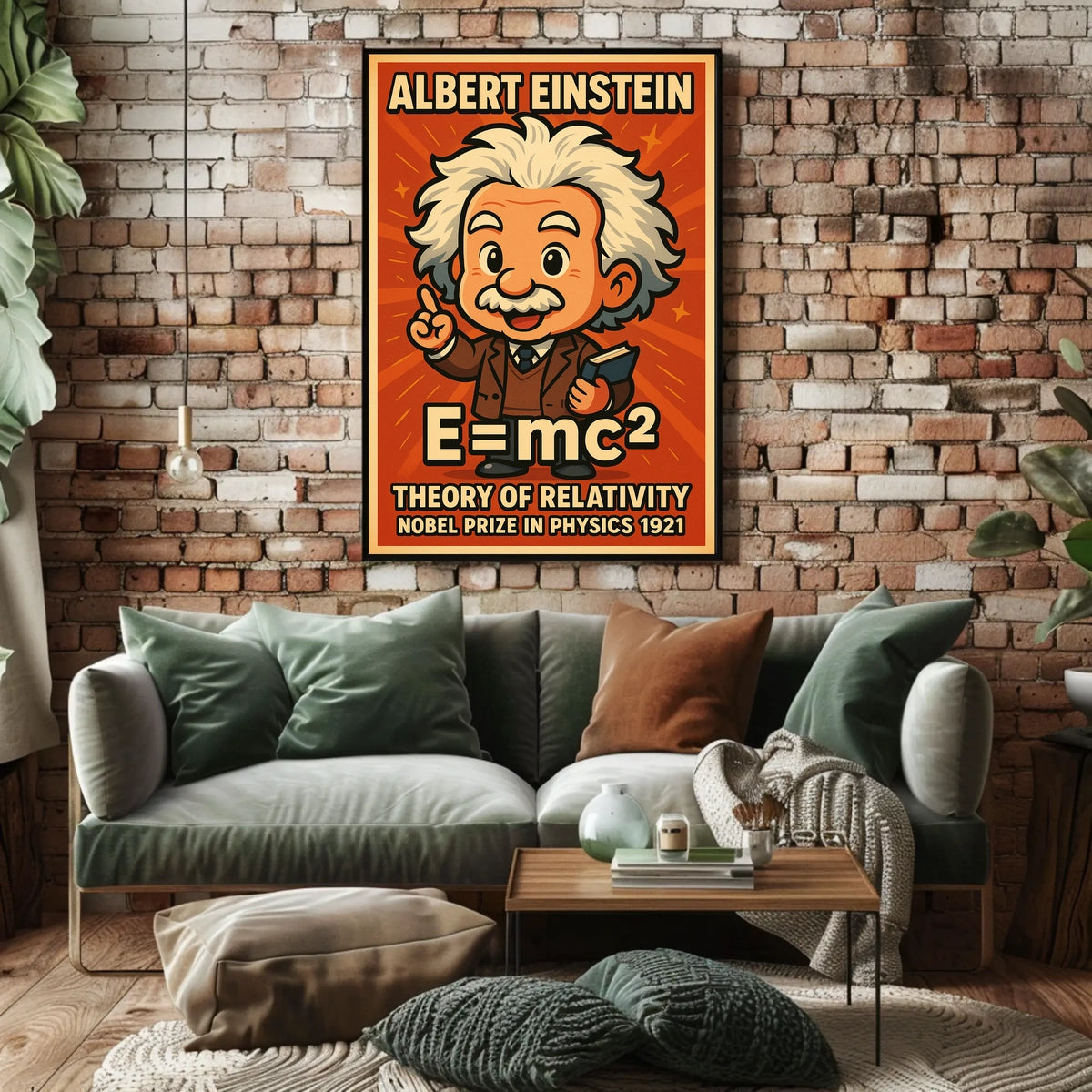 Albert Einstein Theory Of Relativity Poster