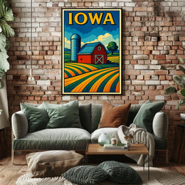 Iowa Countryside Poster