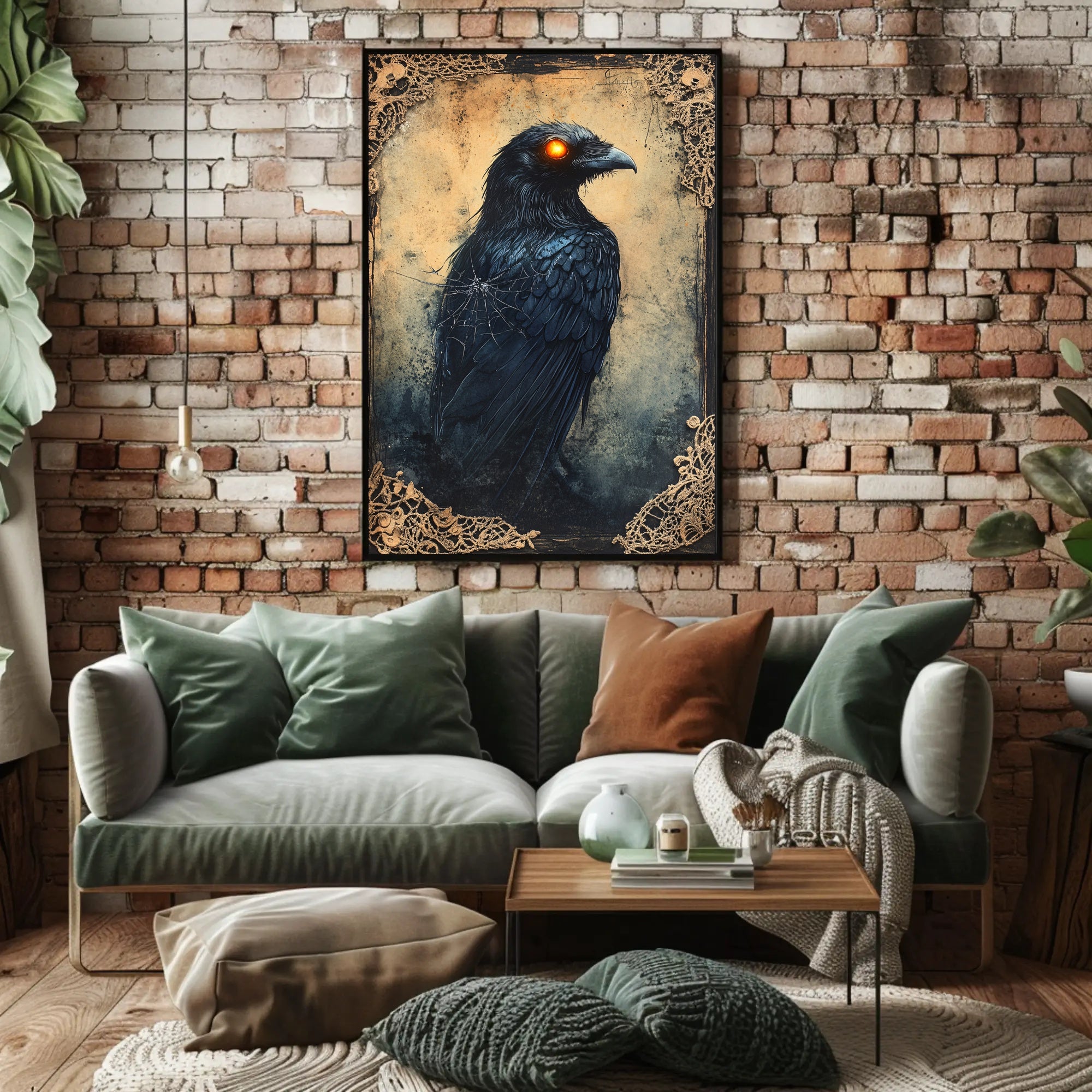The Enigmatic Raven Poster