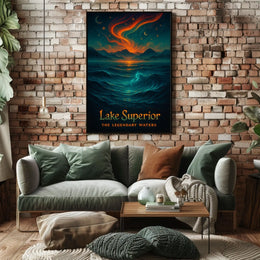 Lake Superior The Legendary Waters Poster