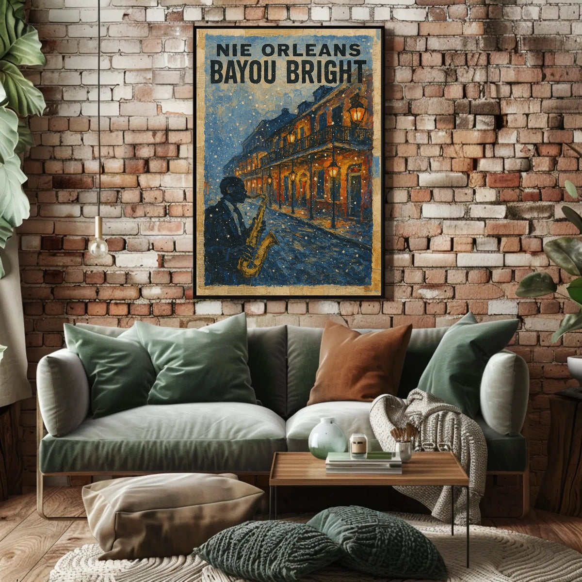 New Orleans Bayou Bright Poster