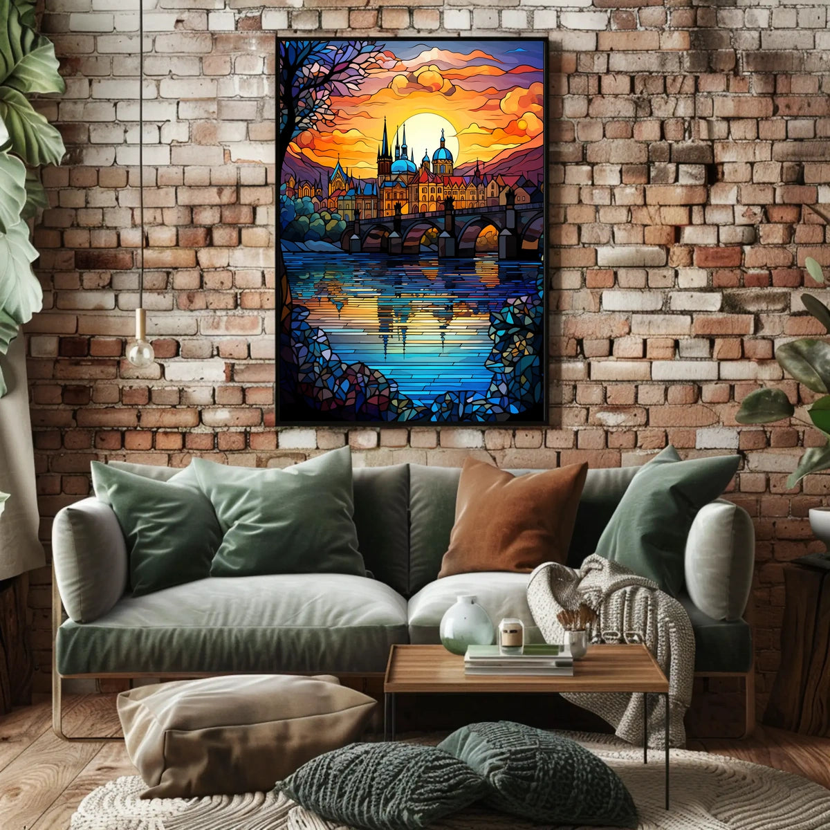European Cityscape with Gothic Flair Travel Poster