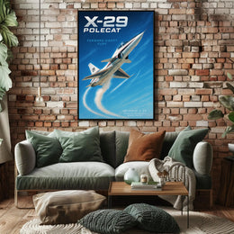X-29 Polecat Poster PosterGoat