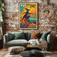 Explore Australia's Vibrant Beauty Travel Poster PosterGoat
