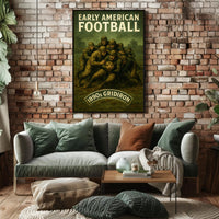Early American Football 1890s Gridiron Poster PosterGoat