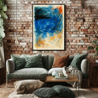 Abstract Waves Of Color Abstract Poster