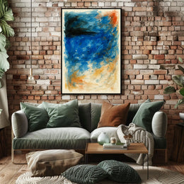 Abstract Waves Of Color Abstract Poster