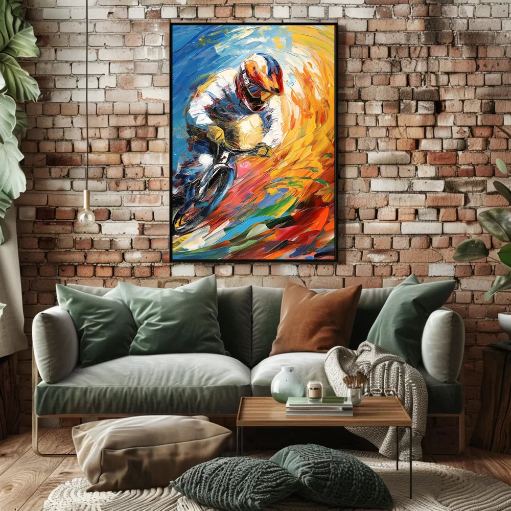 Futuristic Cityscape Sci-Fi Utopian Theme Poster