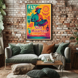Fly To Sint Maarten Poster