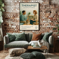 Therapist Counseling Guidance Poster