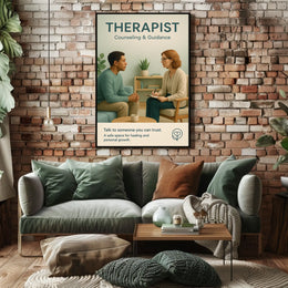 Therapist Counseling Guidance Poster